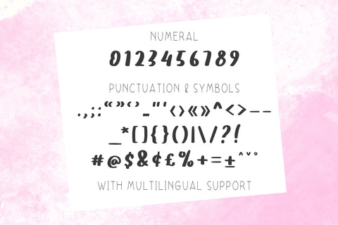 Bohema Duo Font dapiyupi store 