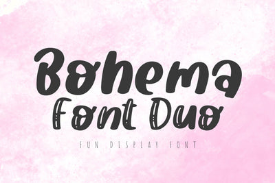 Bohema Duo Font dapiyupi store 