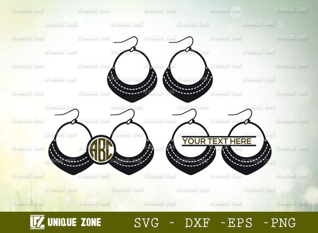 Bohemian Desert Earrings Svg, Earring Svg, Faux Leather Earrings Svg, Boho Earrings Svg, Leather Earrings Svg, Desert Flower Earrings Svg SVG Unique Zone 