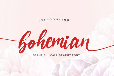 Bohemian Script Font Font Vultype Co 