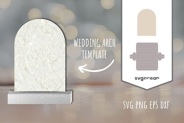 Boho Arch SVG Cut File 3D Paper SvgOcean 