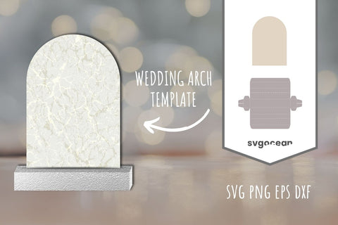 Boho Arch SVG Cut File 3D Paper SvgOcean 