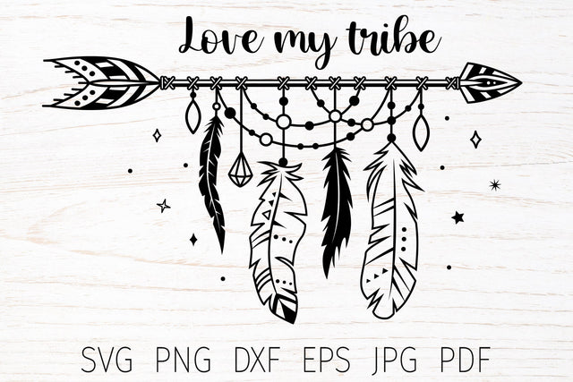 boho arrow dream catcher svg, tribal svg, adventure quotes SVG Digital Rainbow Shop 
