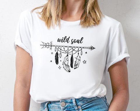 Boho arrow svg, Tribal svg, Wild Soul svg, png files SVG Pretty Meerkat 