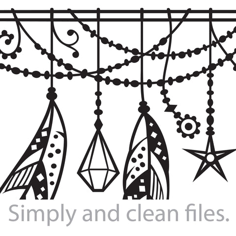 Boho arrow with feathers SVG TribaliumArtSF 