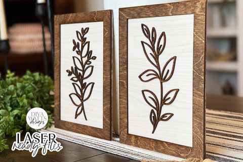 Boho Art Set Glowforge SVG | Home Decor SVG Diva Watts Designs 