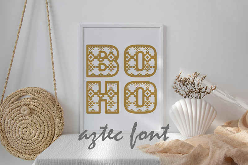 Boho Aztec Font Font Sintegra 