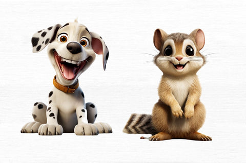 Boho Baby Animal single Clipart Sublimation Regulrcrative 