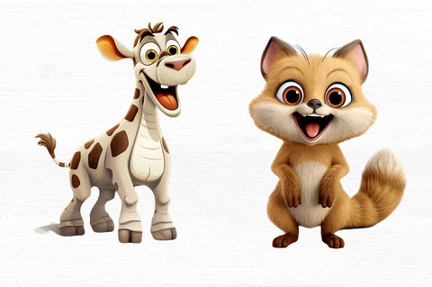 Boho Baby Animal single Clipart Sublimation Regulrcrative 