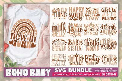 Boho Baby SVG Bundle SVG Ariyan 