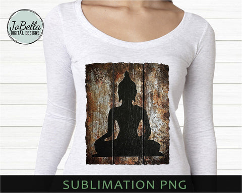 Boho Buddha Sublimation Design Sublimation JoBella Digital Designs 