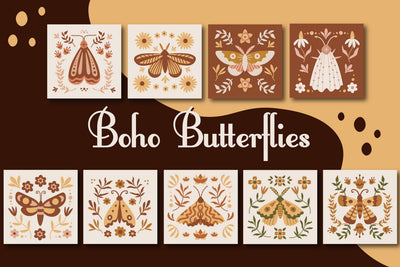 Boho Butterflies Sublimation Rin Green 