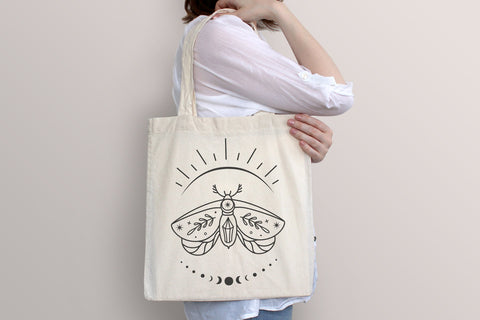 Boho butterfly svg, moth svg, mystical, magic, celestial svg SVG Digital Rainbow Shop 