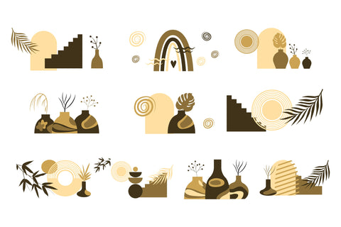 Boho Can Glass 16 OZ Wrap. Boho SVG. Can Glass Wrap SVG SVG Olga Terlyanskaya 