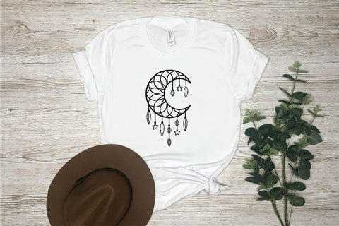 Boho Dreamer SVG, Moon SVG Dream catcher, Dreamcatcher SVG. SVG Elinorka 