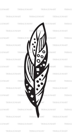 Boho feather SVG TribaliumArtSF 