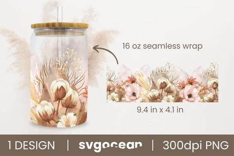 Boho Floral Sublimation Sublimation SvgOcean 