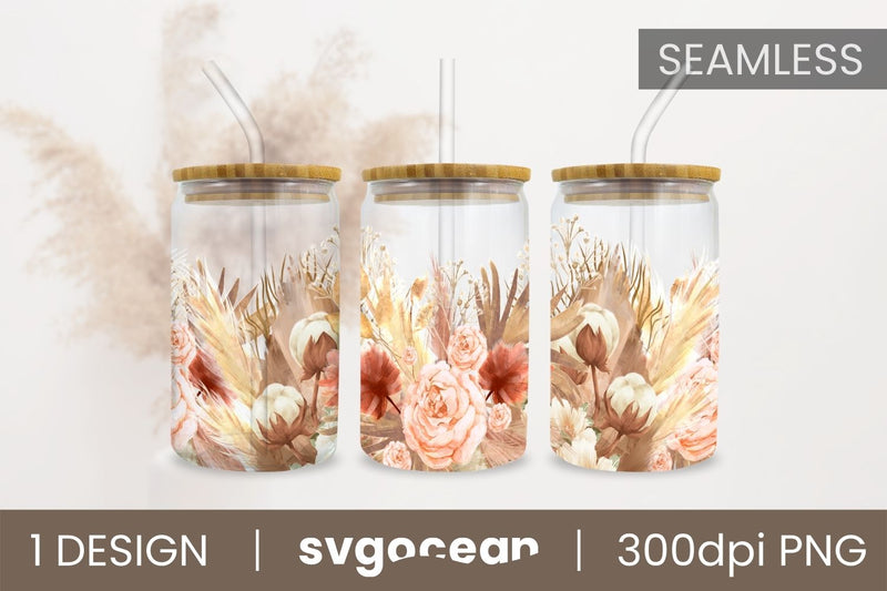 Boho Floral Wrap Sublimation Sublimation SvgOcean 