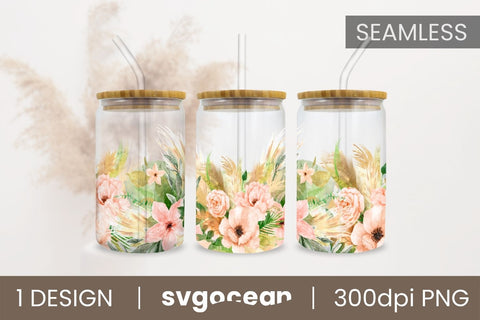 Boho Flowers Sublimation Sublimation SvgOcean 