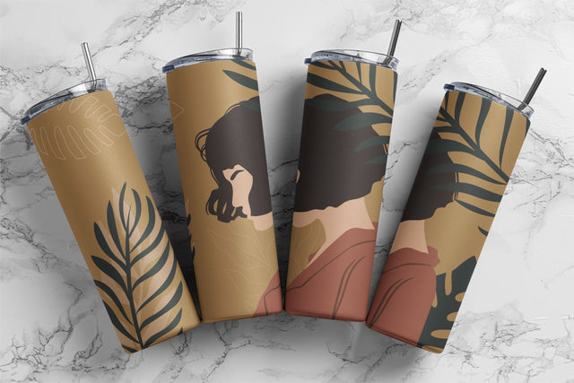 Boho Girl Design Png, Boho Girl 20oz Tumbler Wrap, Boho Sublimation Design, Boho Tumbler Template, Digital Download Sublimation Rabbitmakies 