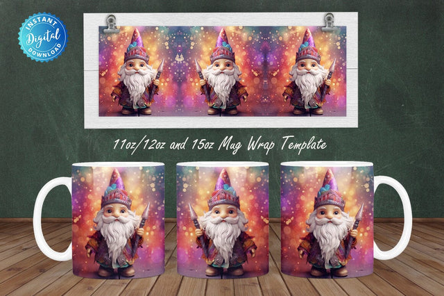 Boho Gnome 11, 12 & 15 Oz Mug Sublimation Sublimation Regulrcrative 