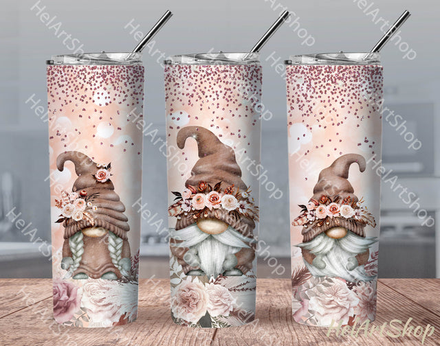 Boho Gnomes Tumbler PNG | Sublimation PNG Sublimation _HelArtShop_ 