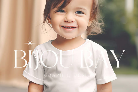 Boho Kids Shirt Mockup Bundle Mock Up Photo BijouBay 