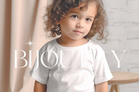 Boho Kids Shirt Mockup Bundle Mock Up Photo BijouBay 