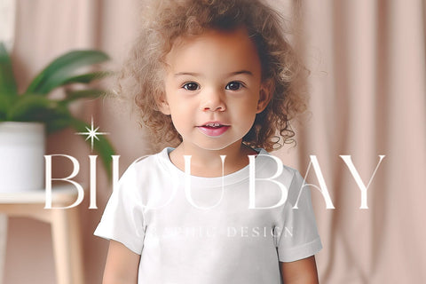 Boho Kids Shirt Mockup Bundle Mock Up Photo BijouBay 