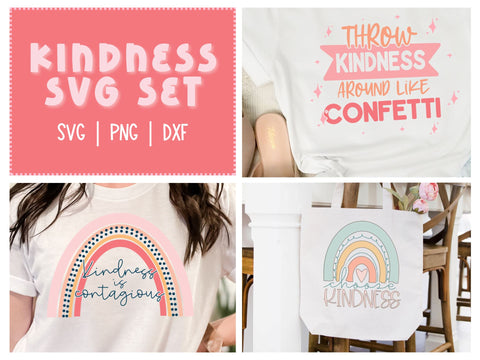 Boho Kindness SVG Set SVG So Fontsy Design Shop 