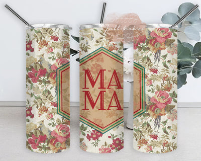 Boho Mama 20oz Tumbler Png, Mama Tumbler Design, Mama Floral Skinny Tumbler, Boho Floral Tumbler Wrap, Mama Tumbler Template, Mother's Day Gift, Digital Download Sublimation Rabbitmakies 