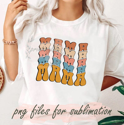 Boho Mama Mama Mama Png, Mom Life Png, Floral Mom Design, Sublimation Designs, Mothers Day Png, Png For Shirt Digital Download Sublimation PrintingLife 