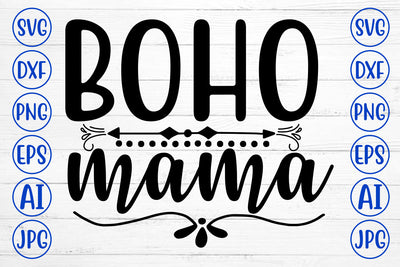 Boho Mama SVG Cut File SVG Syaman 