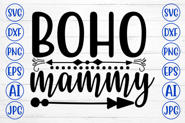 Boho Mammy SVG Cut File SVG Syaman 