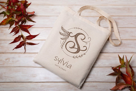 Boho Monogram Font Abo Daniel Studio 