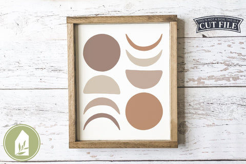 Boho Moons SVG | Wood Sign SVG SVG LilleJuniper 