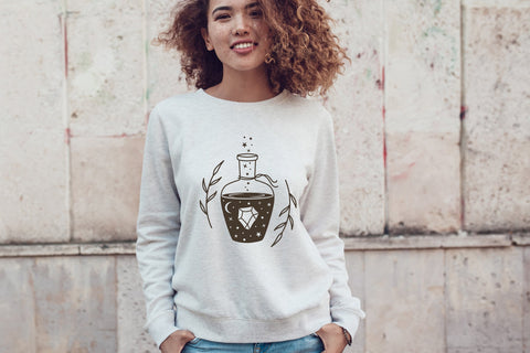 Boho mystical svg, witchcraft Svg, magic potion bottle SVG Digital Rainbow Shop 