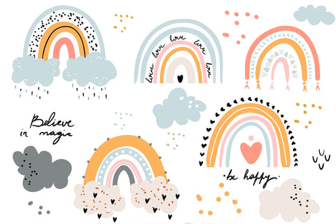 Boho Rainbow Bundle SVG Svgcraft 