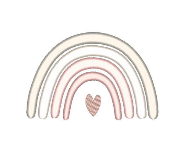 Boho Rainbow Embroidery Design, Baby Embroidery File, 3 Sizes Embroidery/Applique DESIGNS Nino Nadaraia 