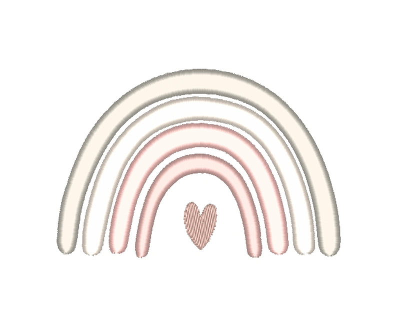 Boho Rainbow Embroidery Design, Baby Embroidery File, 3 Sizes Embroidery/Applique DESIGNS Nino Nadaraia 