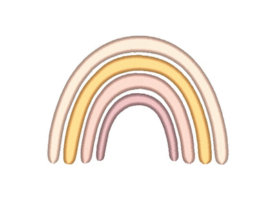 Boho Rainbow Embroidery Design, Baby Embroidery File, 4 Sizes Embroidery/Applique DESIGNS Nino Nadaraia 