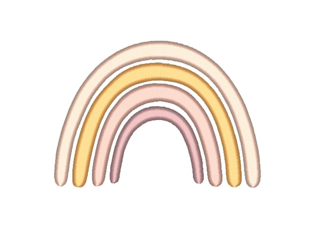 Boho Rainbow Embroidery Design, Baby Embroidery File, 4 Sizes Embroidery/Applique DESIGNS Nino Nadaraia 