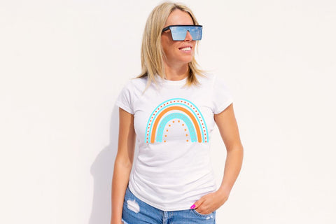 Boho Rainbow SVG Bundle SVG Regulrcrative 