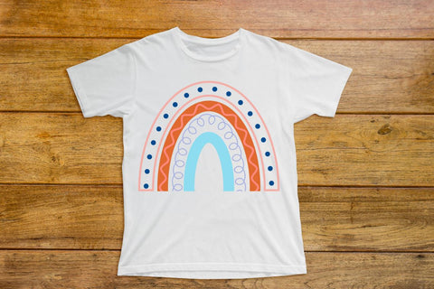 Boho Rainbow SVG Bundle SVG Regulrcrative 