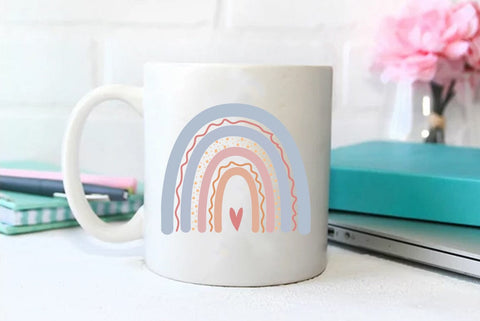 Boho Rainbow SVG Design Bundle SVG FiveStarCrafting 