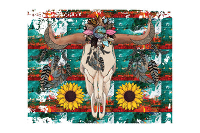 Boho Skull Western Sublimation Jagonath Roy 