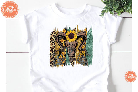 Boho Skull Western Sublimation Jagonath Roy 