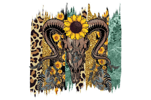 Boho Skull Western Sublimation Jagonath Roy 