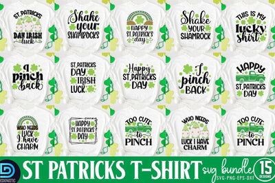 Boho St Patricks Day SVG Bundle SVG DESIGNISTIC 