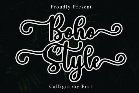 Boho Style Font Rotterlab studio 
